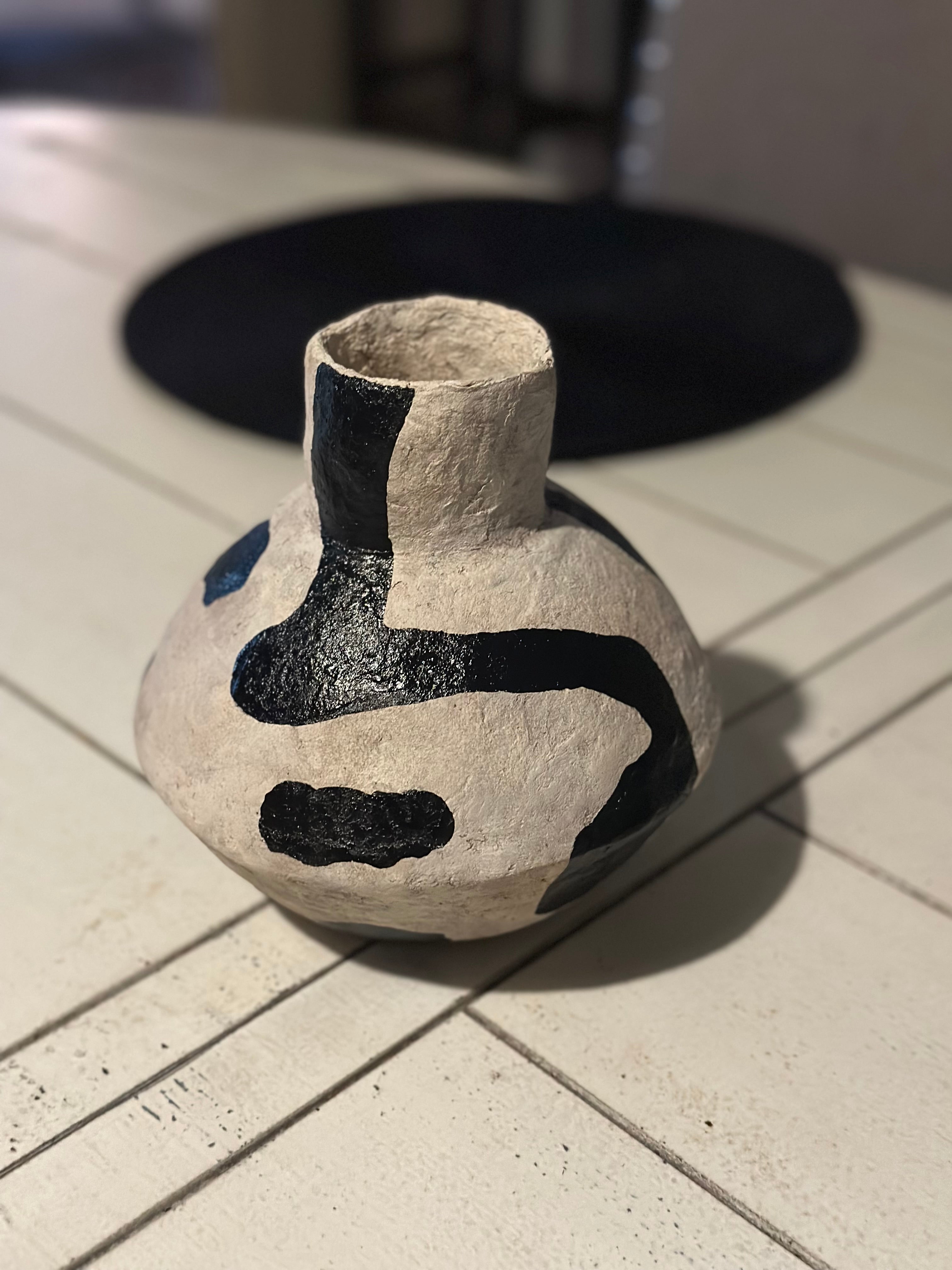 Paper Mache Vase-Small