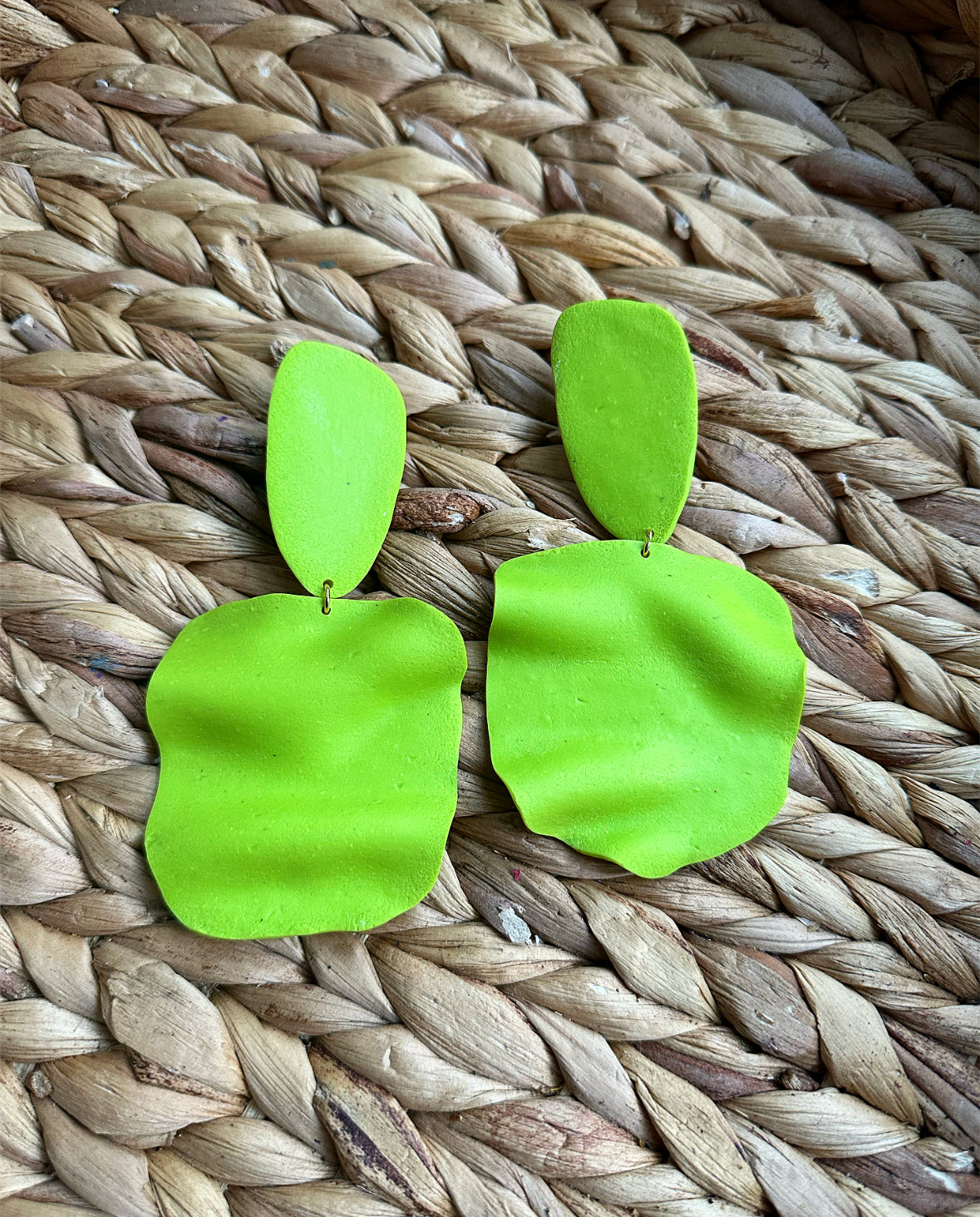 Adeah Earrings-Lime